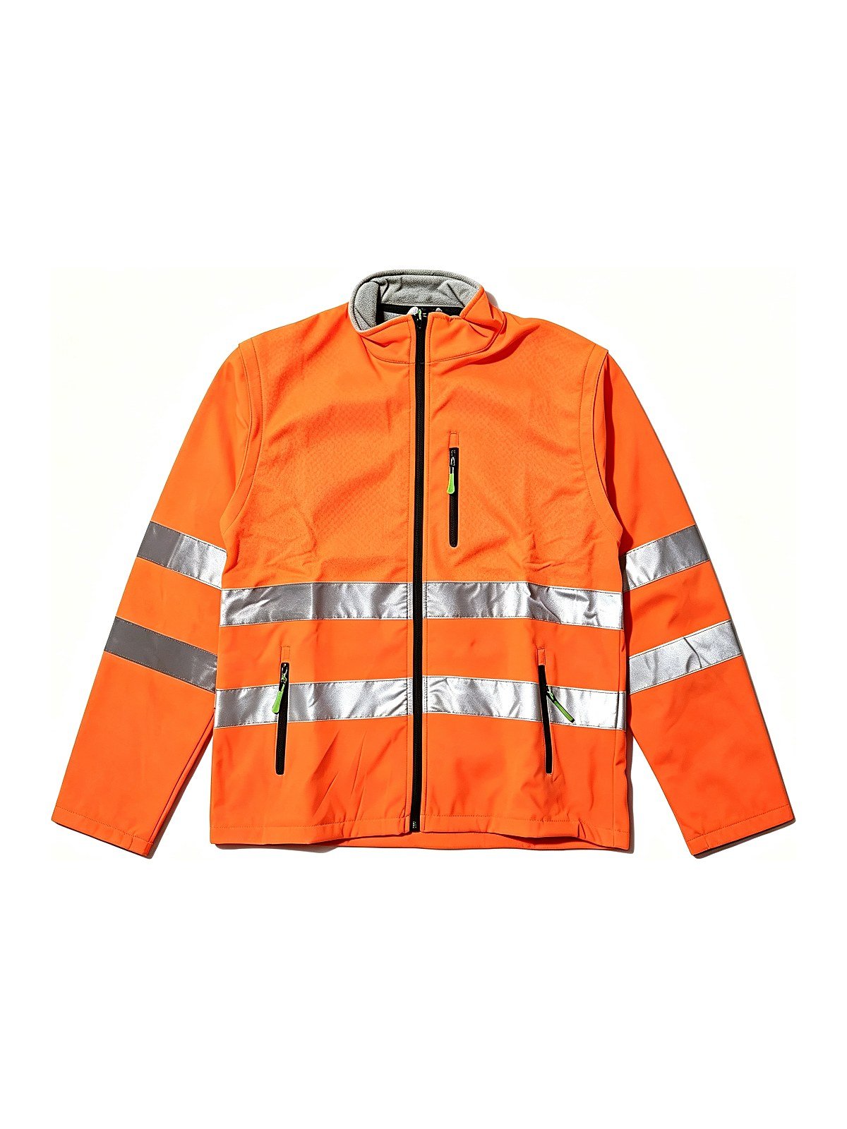 Hi-Vis Softshell Jacket — Detachable Sleeves