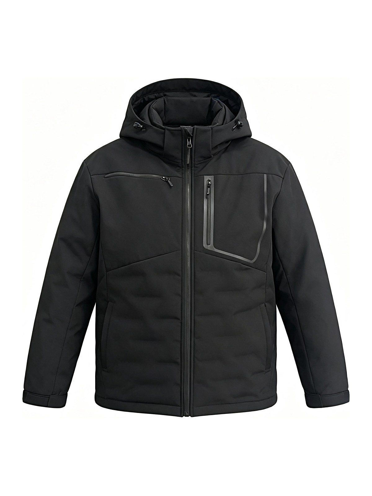 Hybrid Work Jacket — 4-Way Stretch & Channel-Quilt